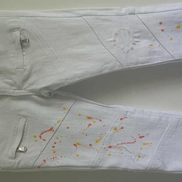 California republic ripped  jeans  boy size 7 - Picture 3 of 4